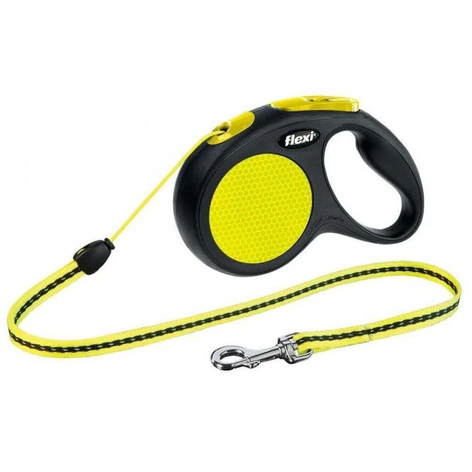 Trixie Flexi New Classic Neon Seil-Roll-Leine 3 Trixie Flexi New Classic Neon Seil-Roll-Leine