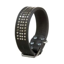 Karlie Vintage Halsband Mit 4eck-Nieten 50mm - Schwarz -FLEXI Verkäufe 25113 1