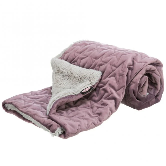 Trixie Decke Estelle - Beere/grau 3 Trixie Decke Estelle - Beere/grau