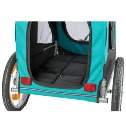 Trixie Fahrrad-Anhänger - Schwarz/türkis -FLEXI Verkäufe 9935241 2
