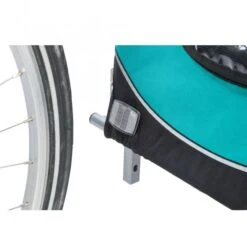 Trixie Fahrrad-Anhänger - Schwarz/türkis -FLEXI Verkäufe 9935241 4