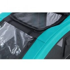 Trixie Fahrrad-Anhänger - Schwarz/türkis -FLEXI Verkäufe 9935241 7