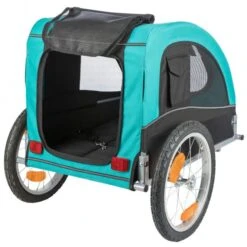 Trixie Fahrrad-Anhänger - Schwarz/türkis -FLEXI Verkäufe 9935241 9