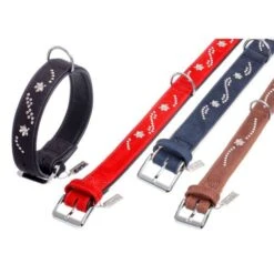 Karlie Flamingo Buffalo Noble Halsband - Schwarz/Schwarz