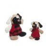 HuggleHounds Xmas Patches Chubbie Buddie -FLEXI Verkäufe h10112 pair
