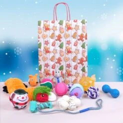 Weihnachtstüte Voller Hundespielzeug