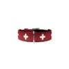 Hunter Halsband Swiss Nickel, Rot -FLEXI Verkäufe z1 4016739420480
